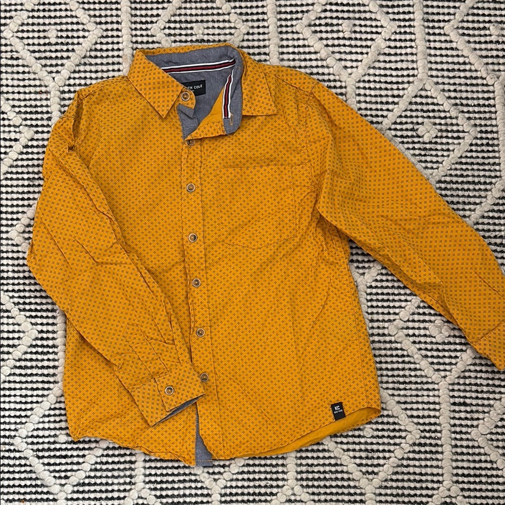 Boy’s Yellow Button-Up Shirt